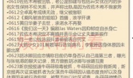 娱乐圈吃瓜总结报告